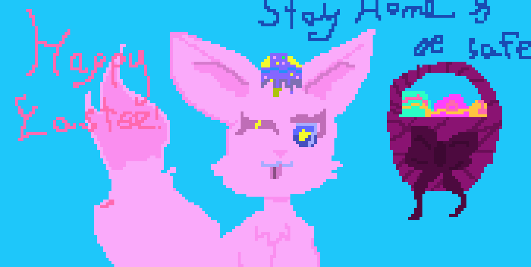 [8ea46e] Kora wishes EVERYONE a Happy Easter!