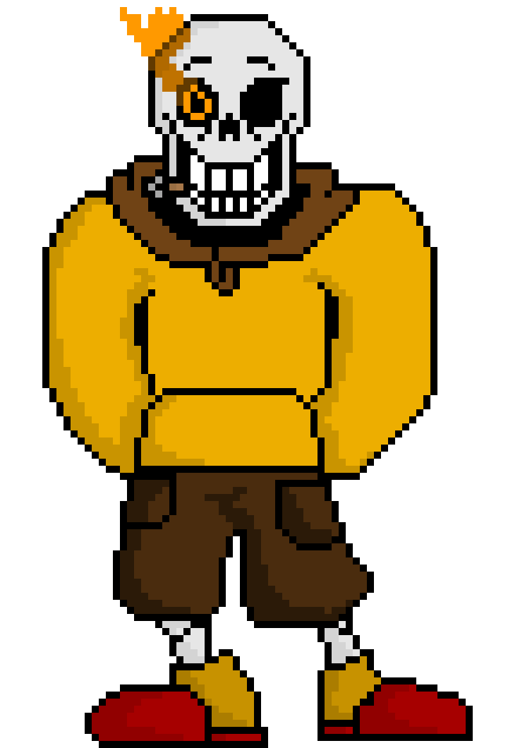 [9664c4] UnderSwap - Battle Sprites - Papyrus - Shaded