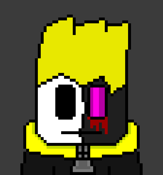 [812b32] *he avoids getting hit by dream glob but his eye starts to bleed* .... im done with you error *he summons alotta gaster blasters around error and also summons spikes around him so he cant move* D i e.  - Molt!