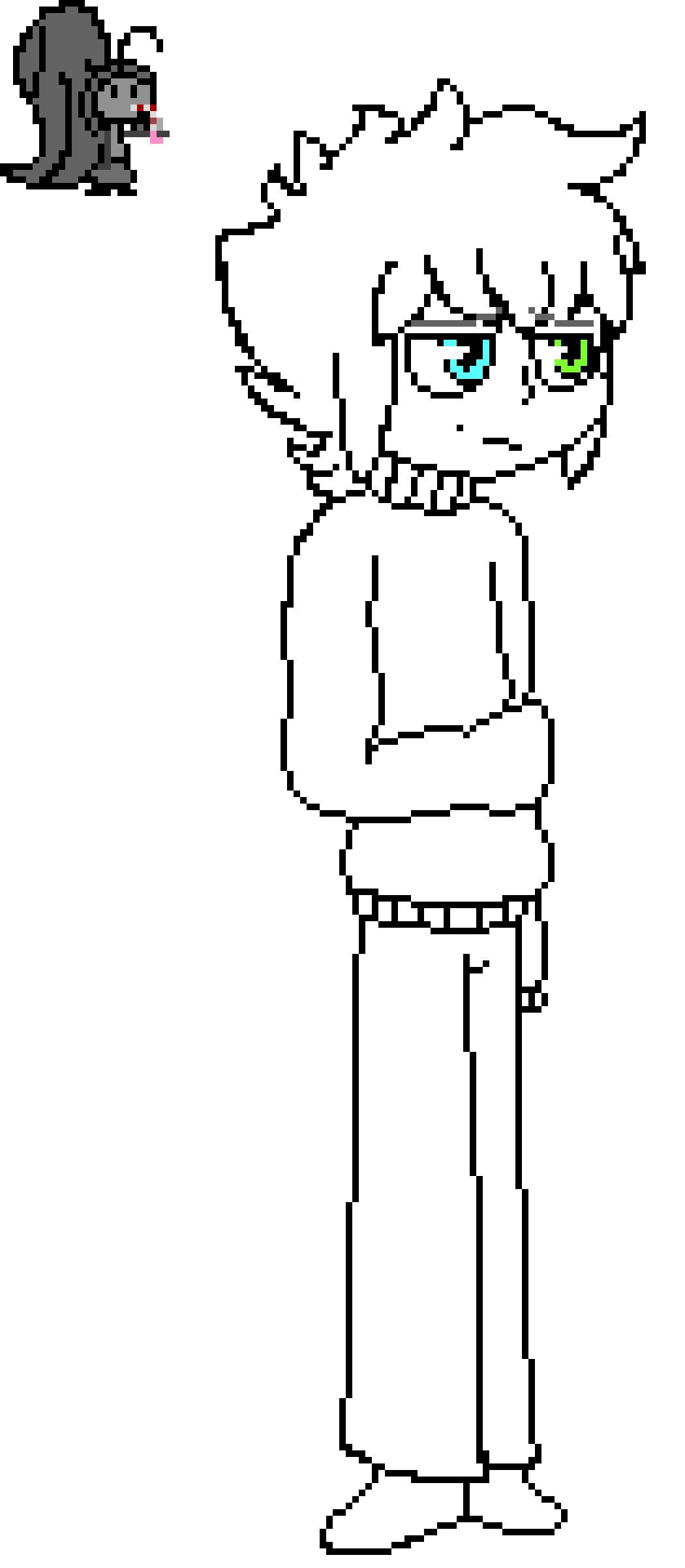 [f7c573] Mendel (W.I.P) (Outline) -mawile