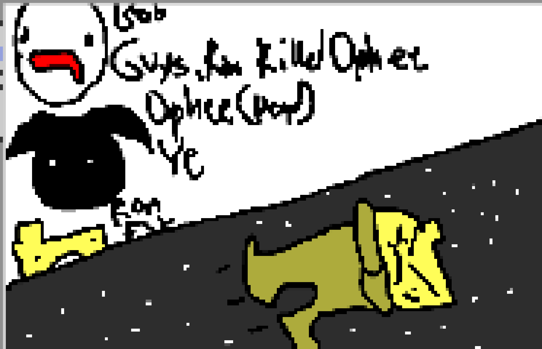 [1238d9] Bob - "Guys, Ron kille Ophee." // Ophee (Dead) - "Ye." // Ron - "FU-" // [lss]