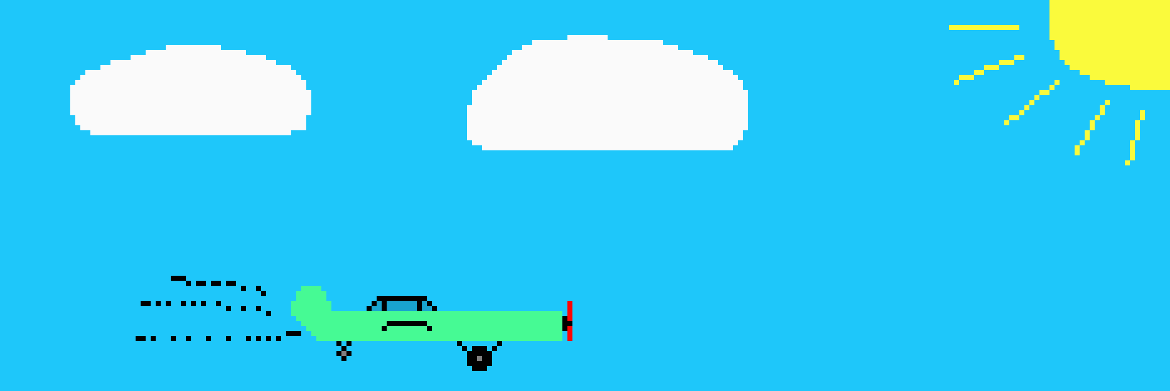 [9664c4] Plane in sky