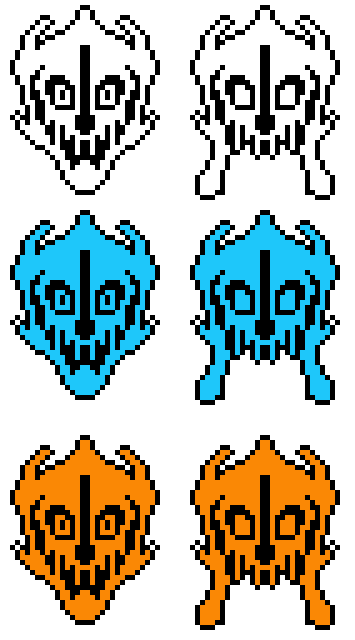 [b62fd7] undertale gaster blasters
