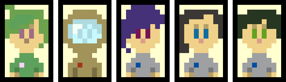 [741690] No, there all different characters, the second guy is jimbo, He leaves the ship to get supplies outside ships...  -Ben