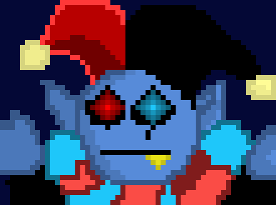 [49016e] Here,I added the other eyes to chaotic jevil,cs-Rei