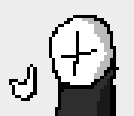 [95be89] Info man with a plus sign for a face, is back! Also known as Larry!