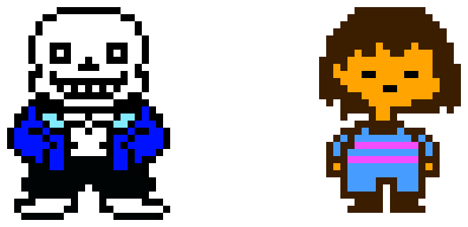 [9664c4] Frisk and Sans
