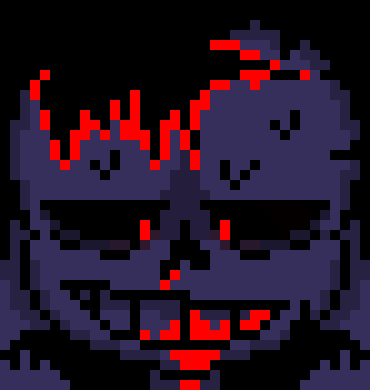 [7ce906] Oh... oh god... *(Demented rushes into the cabin and quickly runs down the stairs into the basement. There he'd investigate a buncha shit.) -Demented