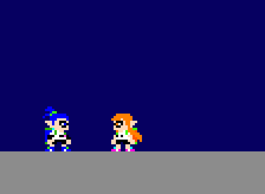 [df7925] boy and girl inkling