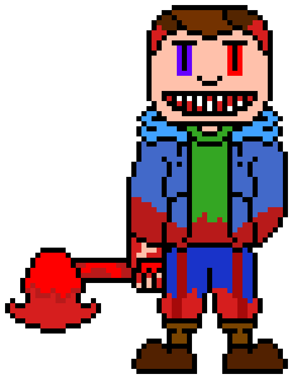 [d6b045] *The Axe turns red and Tps Terror!Jacob back to his au*