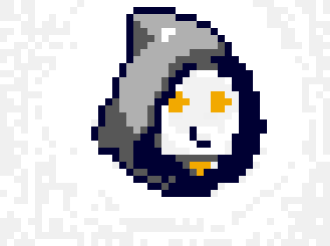 [dfb43a] Reaper Overwatch Pixel Face 