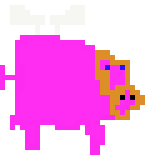 [9664c4] gris med vinger R.I.P