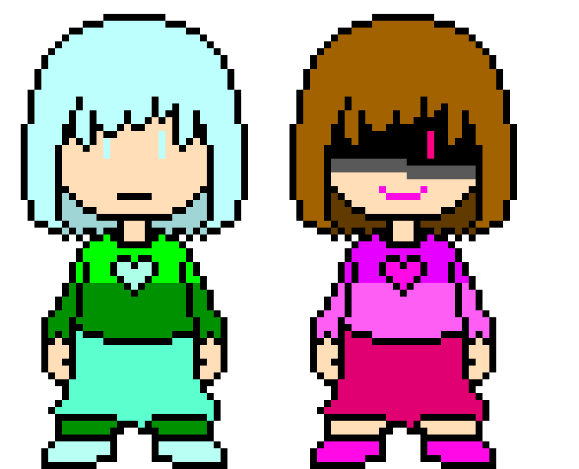 [dfb43a] Glitchtale Betty and Amber