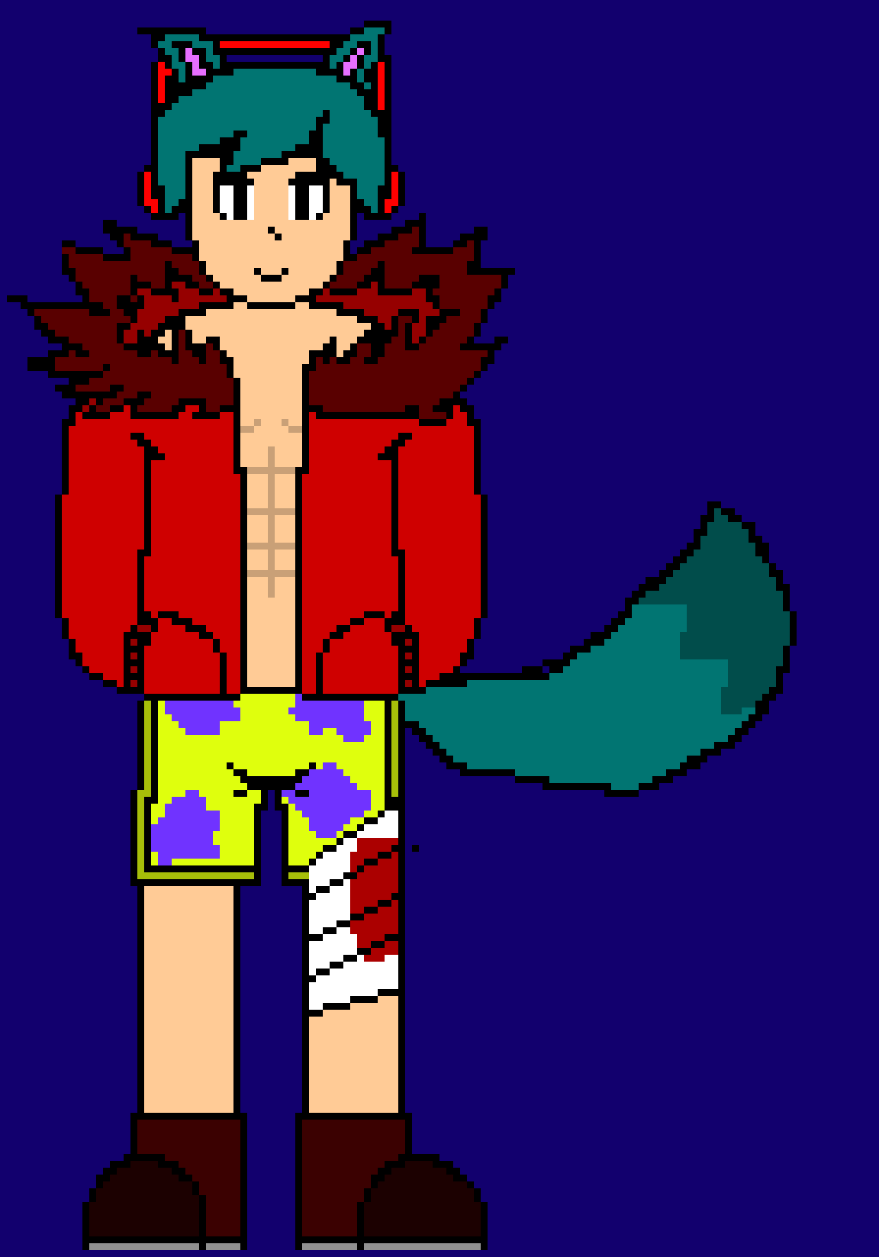 [3a33bd] It's ok I fall every no and then but it's fine i'm just gonna have to deal with it my whole life(sets up the towel on the floor and puts up an umbrella)-Cade