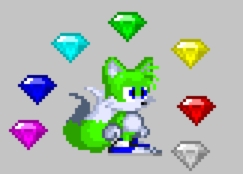 [30dec3] ey metal, give the emeralds back for a sec. (david gains the chaos emeralds). -David