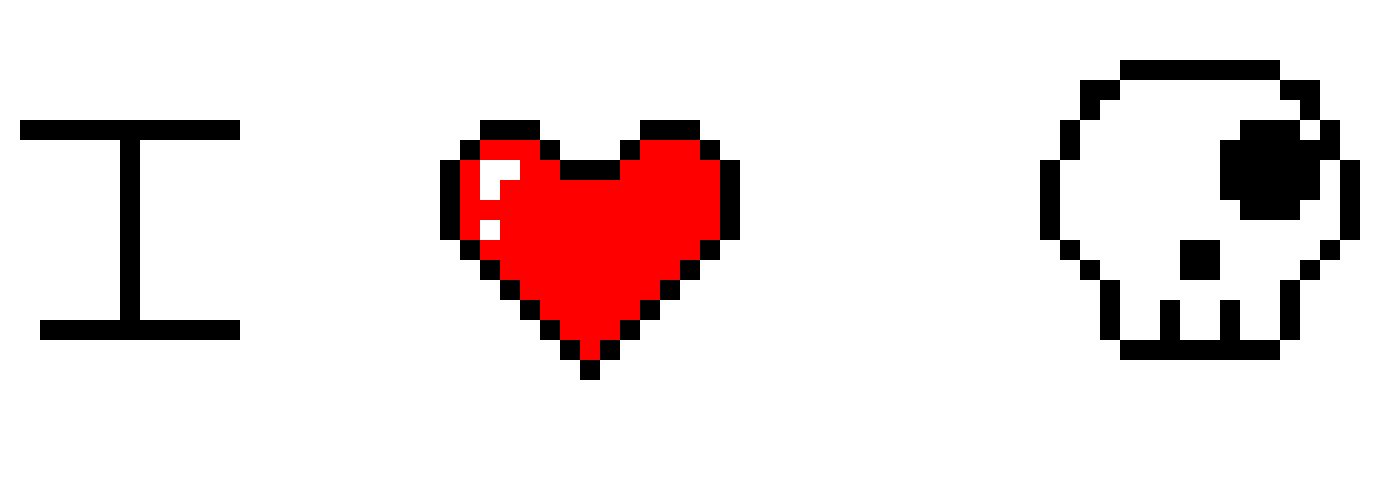 [9664c4] i heart skull