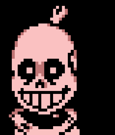 [d6a064] Sans: its my first undyne sprite btw
