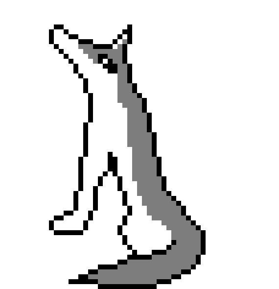 [a41074] *sniffs fell* pupper bork *if you can understand him:you seem friendly*