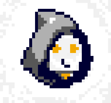 [dfb43a] Reaper Overwatch Pixel Face 