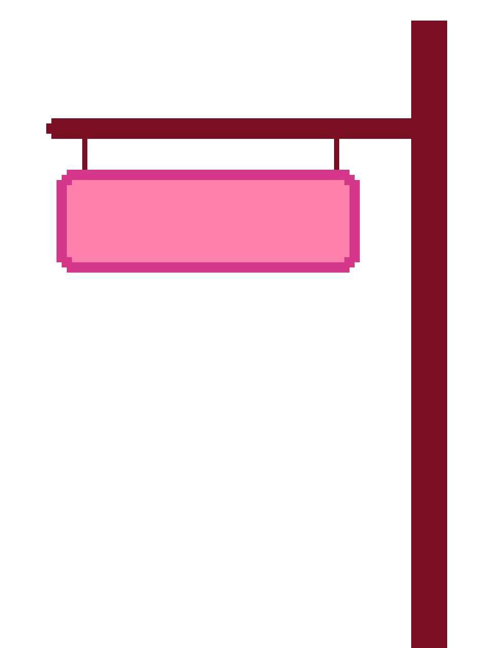 [3f975d] hanging sign