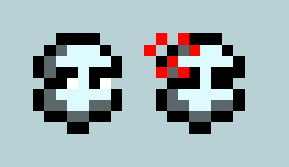 [17d6d3] i made insanitytale (or whatever its called) sans icons. the nose and mouth wouldn't fit, so they have been O M M I T E D.