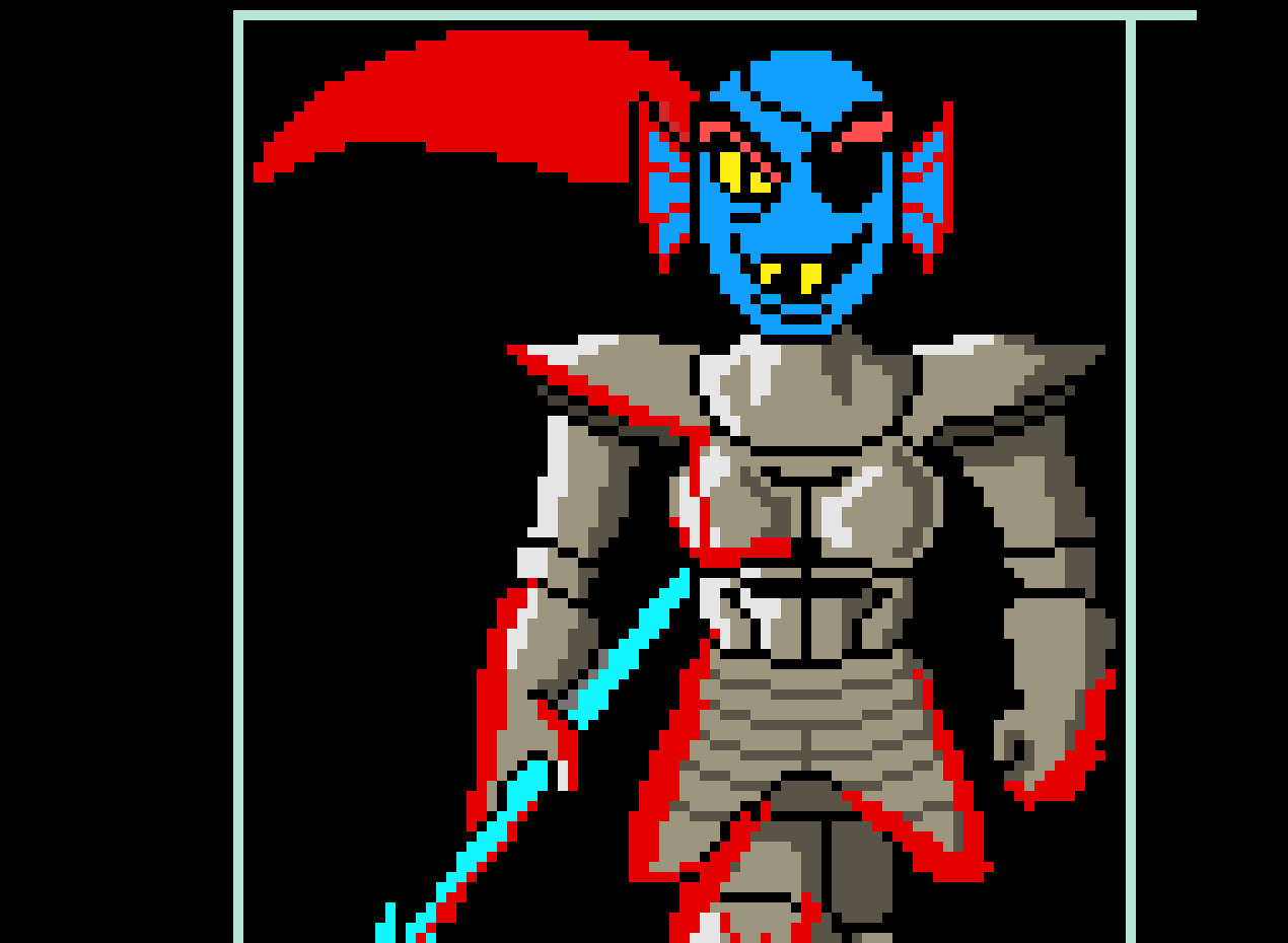 [75f2f2] AfterDusk Undyne (Colored)