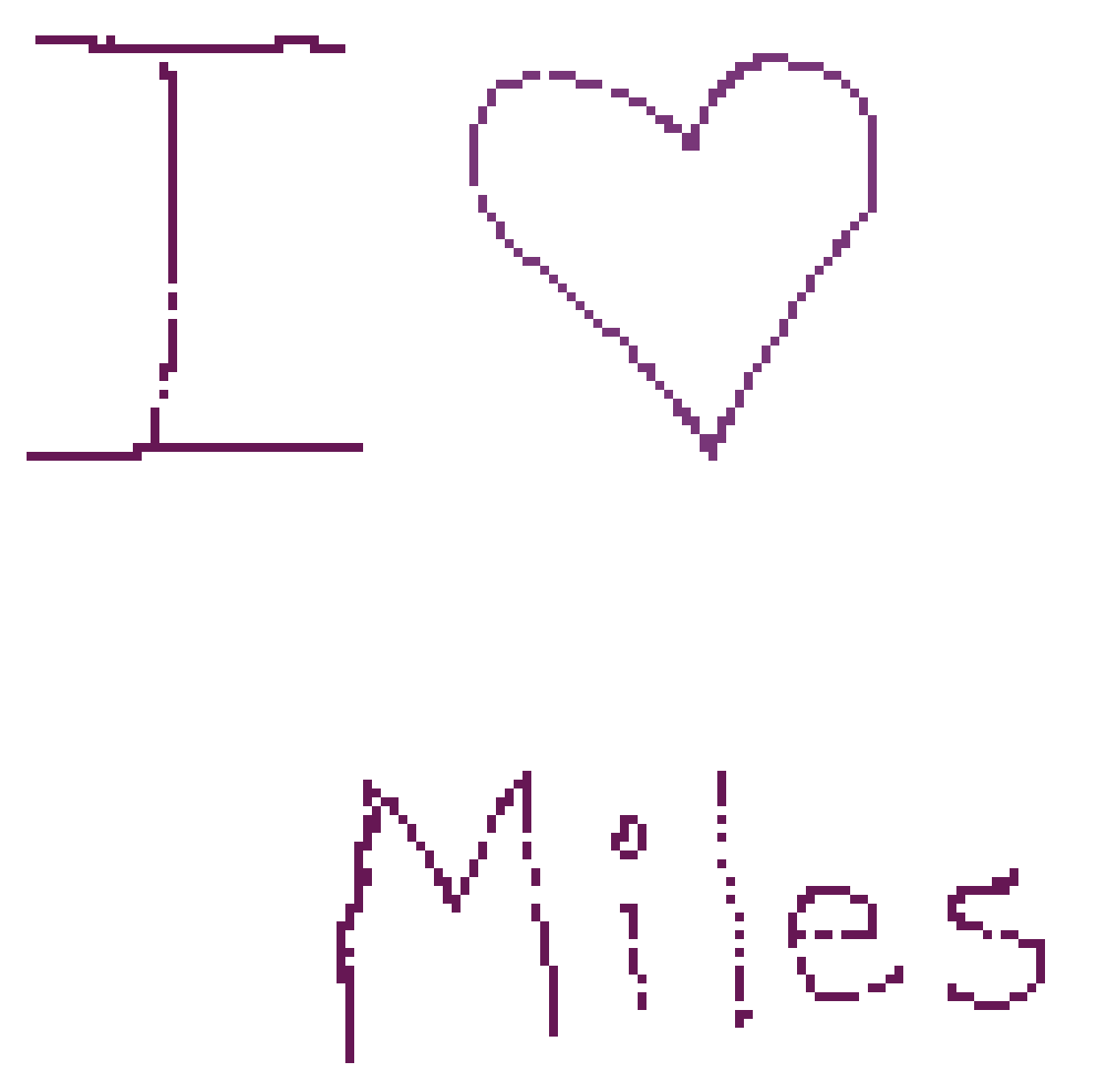 [2b6c6d] i love miles