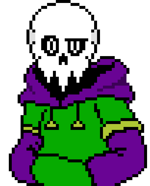 [a81234] dear...im not sans...im karma...im taller...lazier...and smarter...and i have a floating skull...