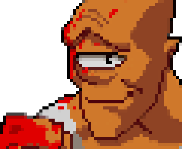 [d5952a] I sweat I didn't mean to, I was trying to make it look like omni mans ustache