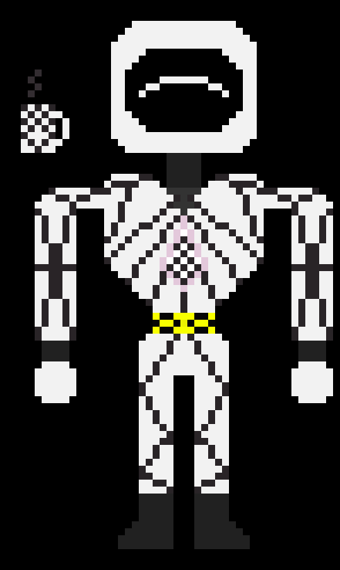 [25d002] *He starts playing Jazz on a record player* Hello Creature.