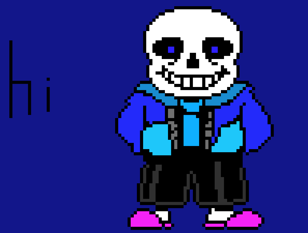 [4bb1ed] hi - dark Sans