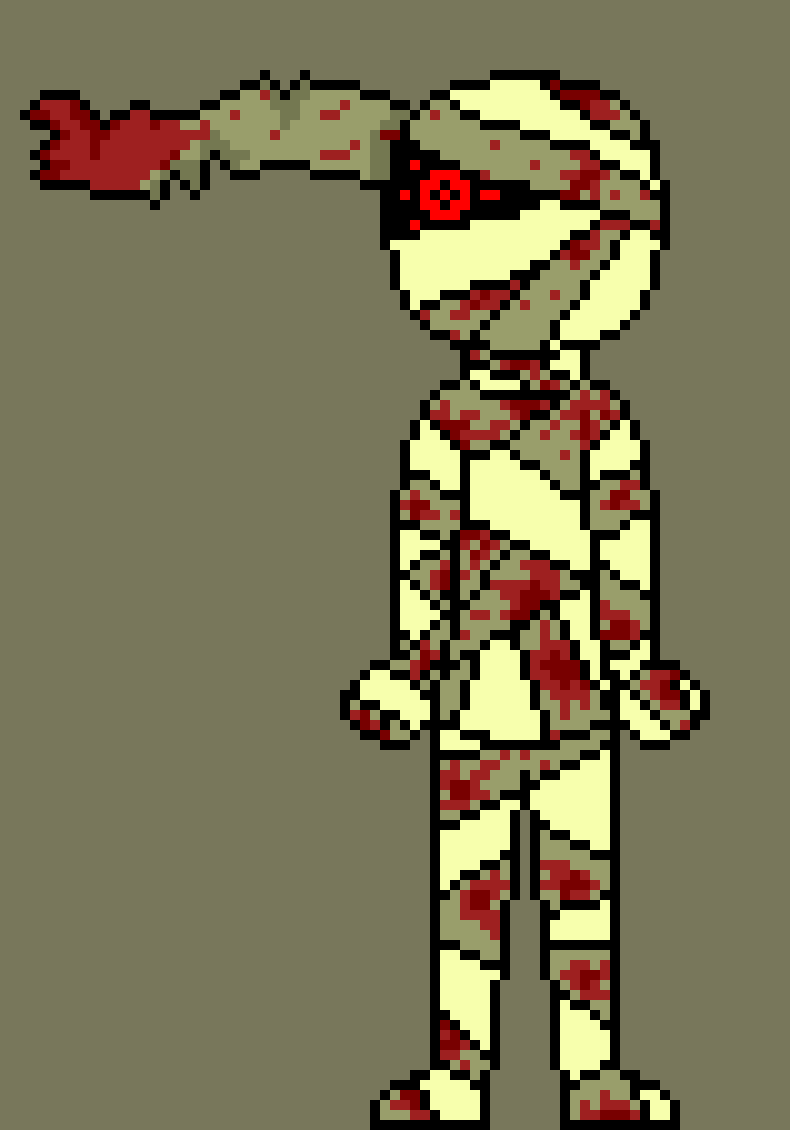 [ad3579] *After Helping Him Up, He Sees His Arm.* So.. Your The One Who Has Been Corrupting My Minions, Ey? Well... No Worries! It Makes Em Stronger.. AND! They Still Listen To Me! - Brimstone The Mummy