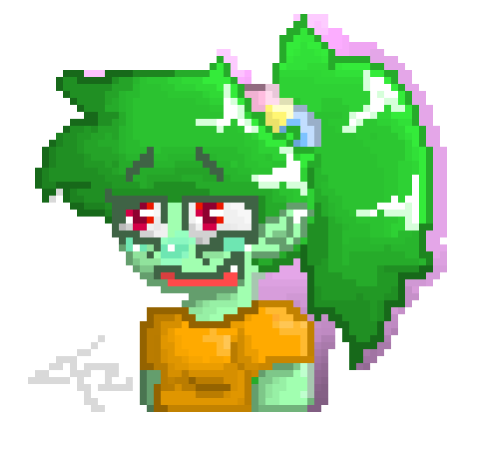 [005fa5] Toggle- well the person that made the sprites is called toggle (me talking) and the oc is named Aviva