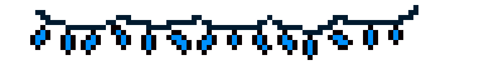 [520509] blue christmas lights