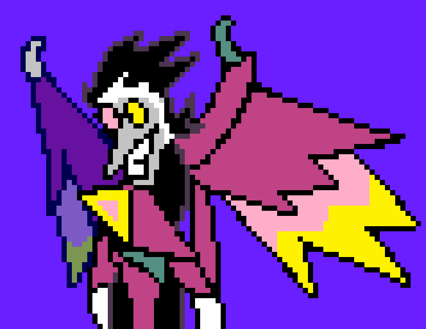 [1fc62e] Spamton-*He walks up to the two Snases and the robots*Nice fight you are about to do