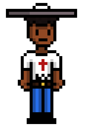 [8e9501] *He stands next to the grey knight and looks at the monster* Ciao. 