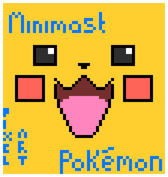 [9664c4] Minimalist Pikachu