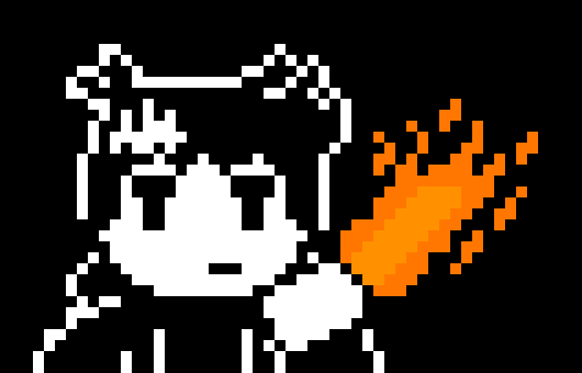 [77b851] I can flame my hand up and there is no damage nor pain, Stop denying what I can do - grim