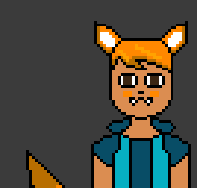 [4fbda4] do you notice how my blush turned orange... im magic- Evan