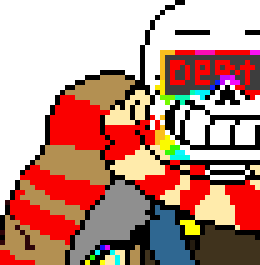 [07350b] So I’m cleaning it- Fresh!Ink sans