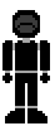 [25d002] *He Uses his Desk to stand, And pops his back* Better...That is Tim, A...Subject that Im studying.