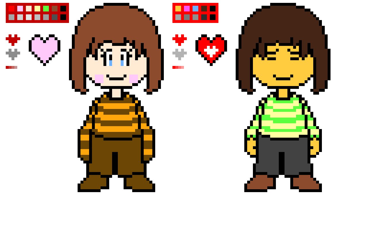 [9664c4] adjusted normalities human kid and Frisk