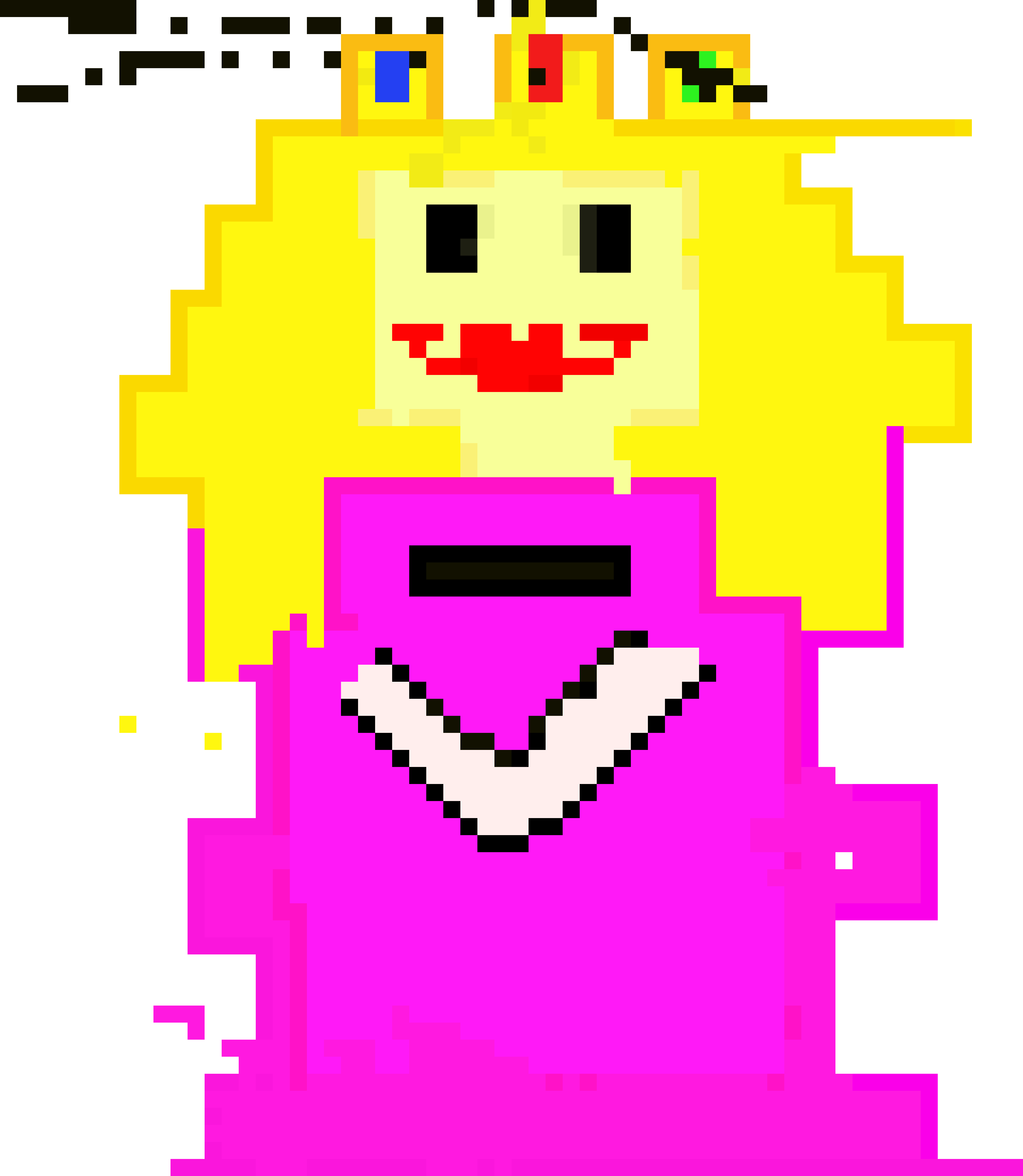 [9664c4]  Princess Peach pixle art
