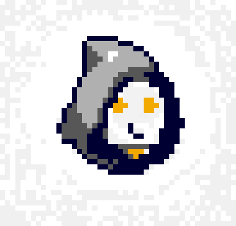 [dfb43a] Reaper Overwatch Pixel Face 