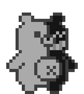 [e530e7] monokuma pixel sprite base
