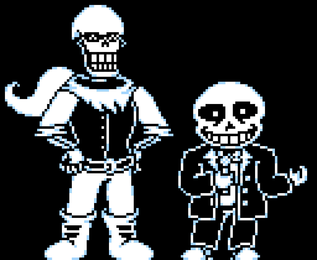 [5779f0] -shrugs and puts his glasses back on- heh.. -Sans (Detrio)