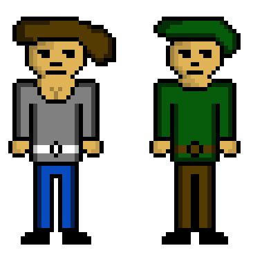 [9664c4] Guy and Girl Template