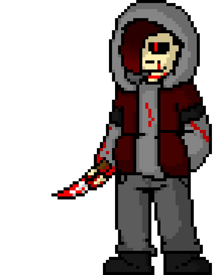 [45d928] -he spins his knife- how does that make you feel safer exactly?