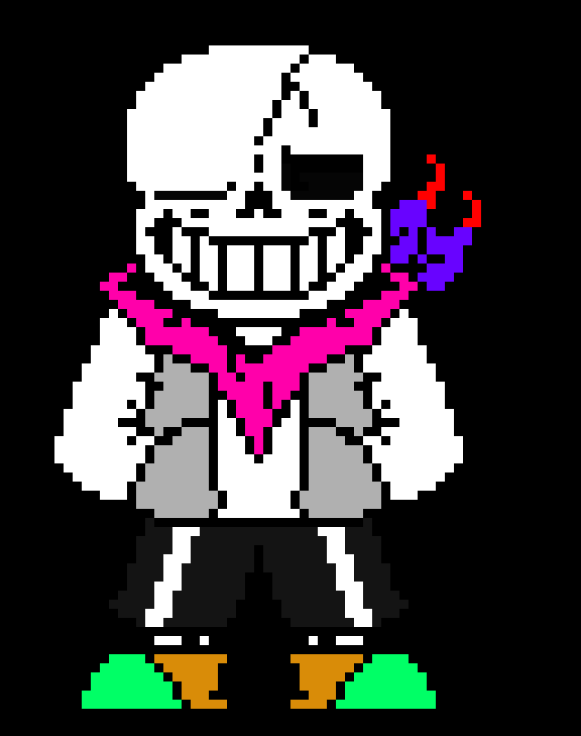 [af6005] Title:And who said im original? I'm just a recolor of Negativetale Sans anyway.