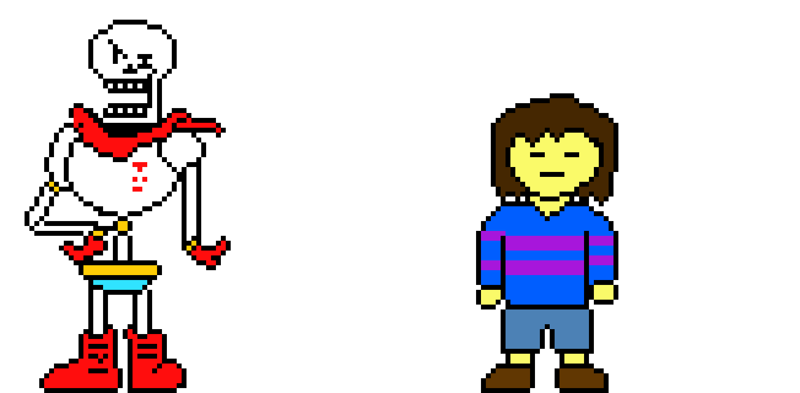 [7ce906] Frisk and Papyrus